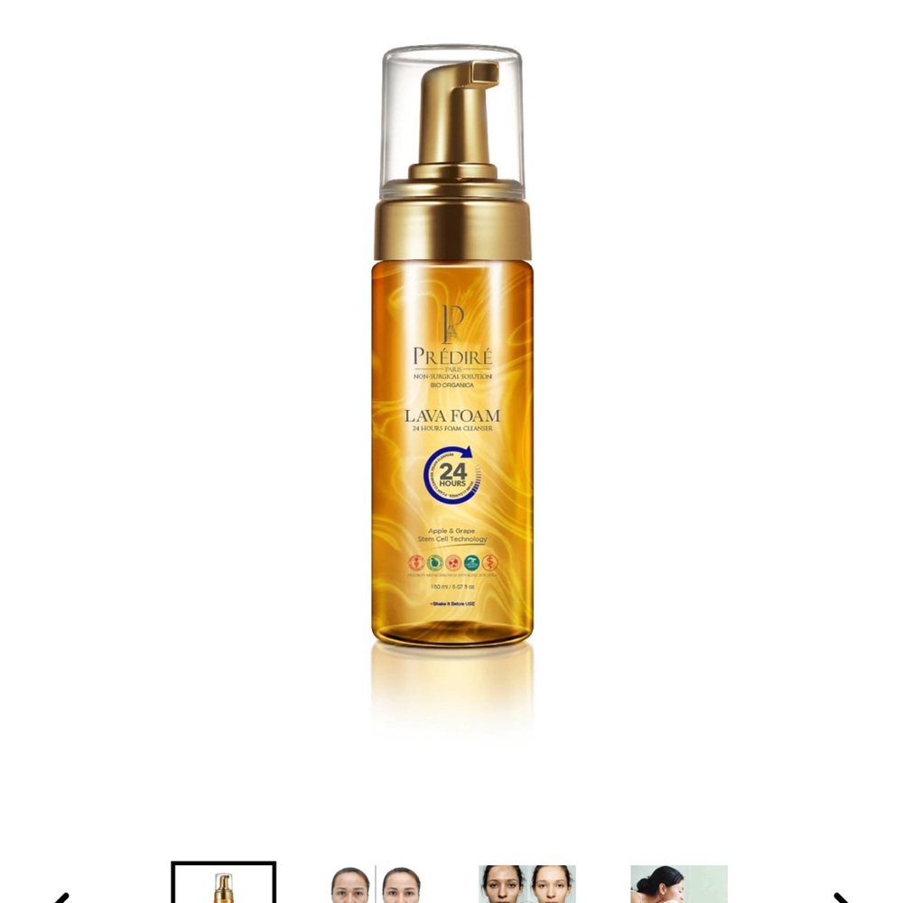 Prédiré Golden Lava Foam Cleanser